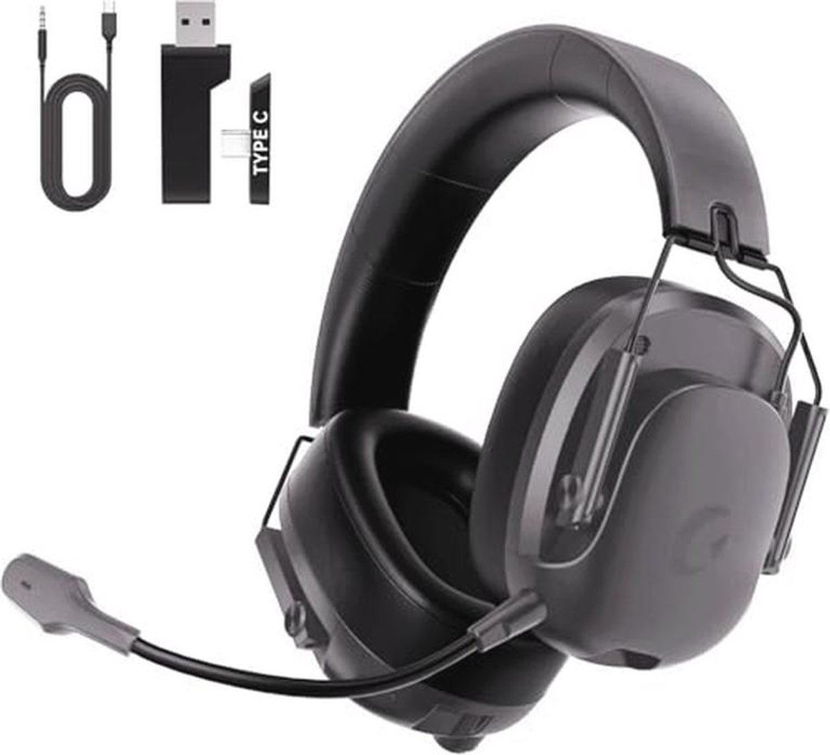 Draadloze Gaming Headset met Microfoon voor PS5, PS4, PC, Switch - Bluetooth 5.2