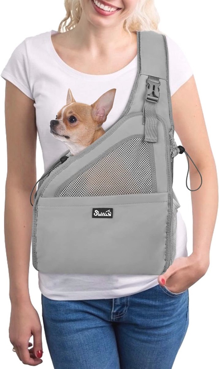 Hondendraagdoek voor kleine huisdieren - ademend, comfortabel en veilig voor wandelen en reizen