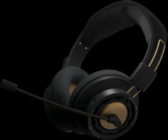 GioTeck - TX-40S Headset Hoofdband 3,5mm-connector - Zwart/Brons