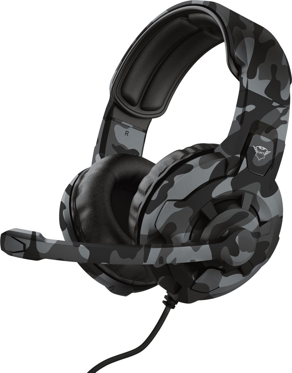 Trust GXT 411 Radius - Multiplatform Gaming Headset - 3,5MM - Zwart Camo