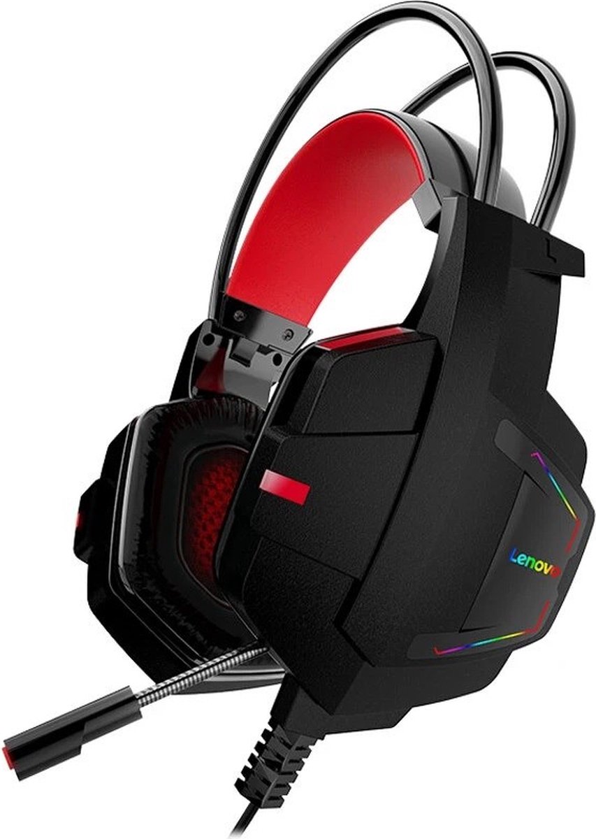 Lenovo HU85 Gaming Headset met - LED-lampje - Ruisonderdrukkende microfoon - Stereo bas