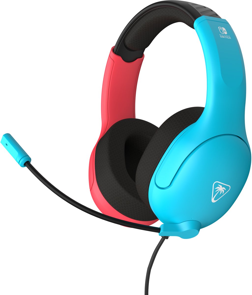 PDP Turtle Beach Airlite Fit - Gaming Headset - Nintendo Switch - Blauw/Rood