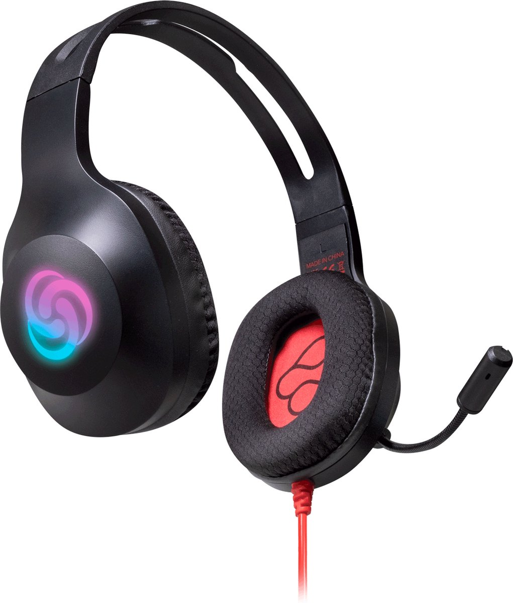 FR-TEC FT2020 hoofdtelefoon/headset Bedraad Hoofdband Gamen Zwart