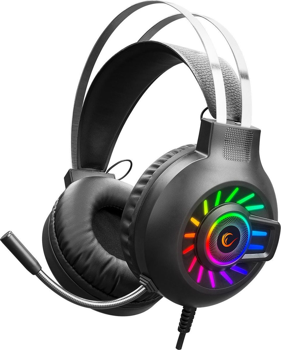 Rampage Zengibar PC Gaming Headset RGB – USB – 7.1 Virtual Surround - RM-K44