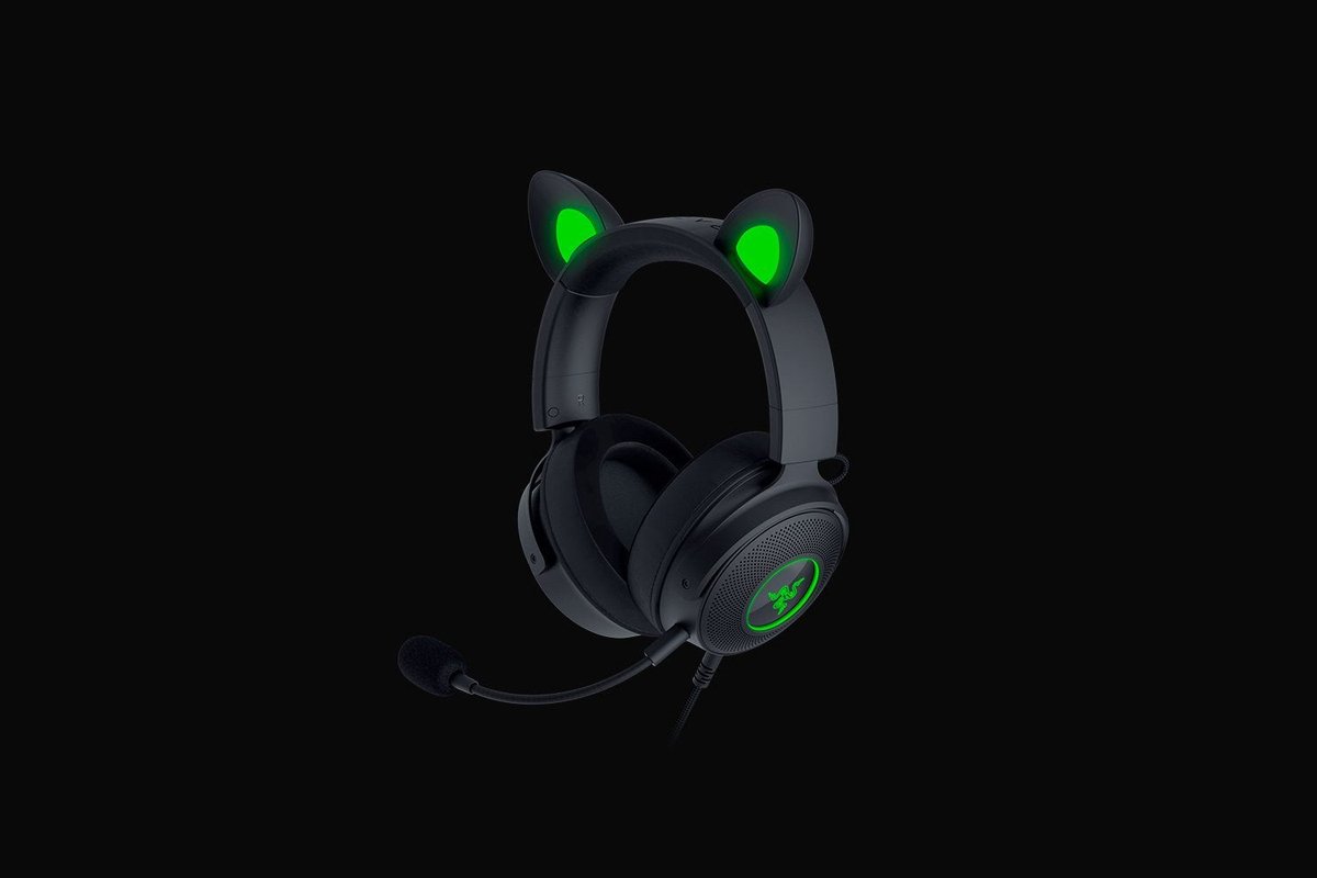 Razer Kraken Kitty V2 Pro - Gaming Headset - 7.1 Surround - RGB - Zwart - PC, MAC & Playstation