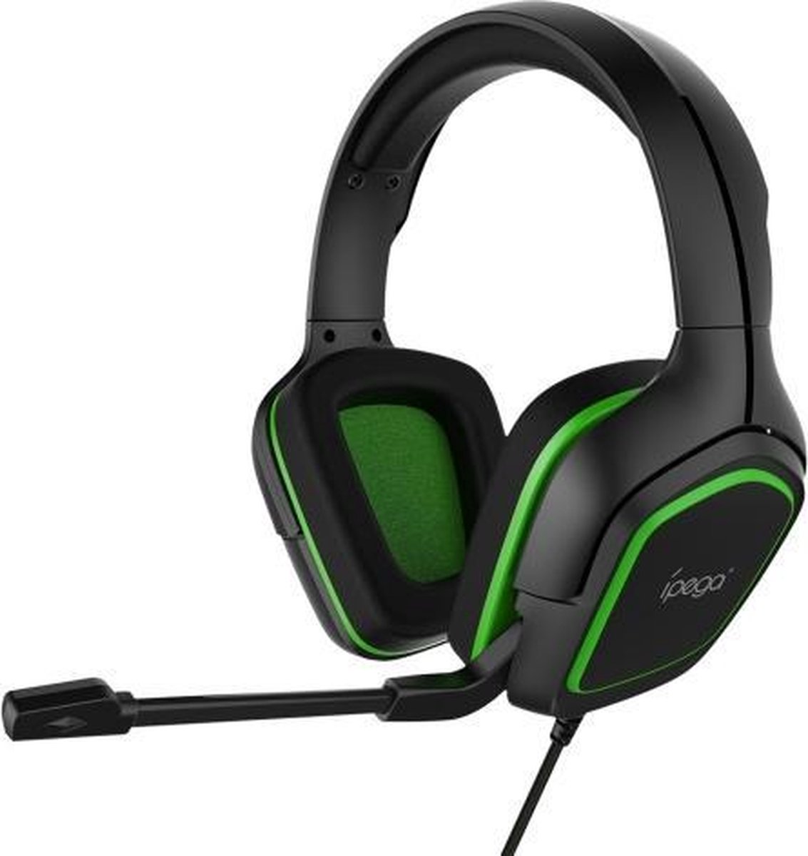 IPEGA PG-R006 Game Headset - Zwart/Groen - Ruisonderdrukking - Koptelefoon Met Microfoon