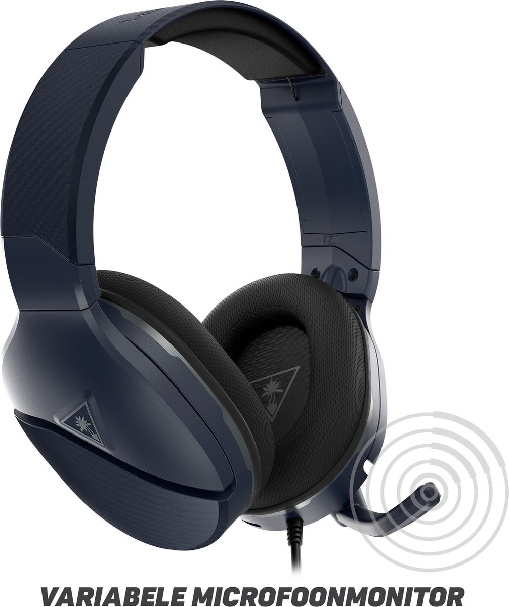 Turtle Beach Recon 200 Gen2 - Gaming headset - Multi Platform - Blauw