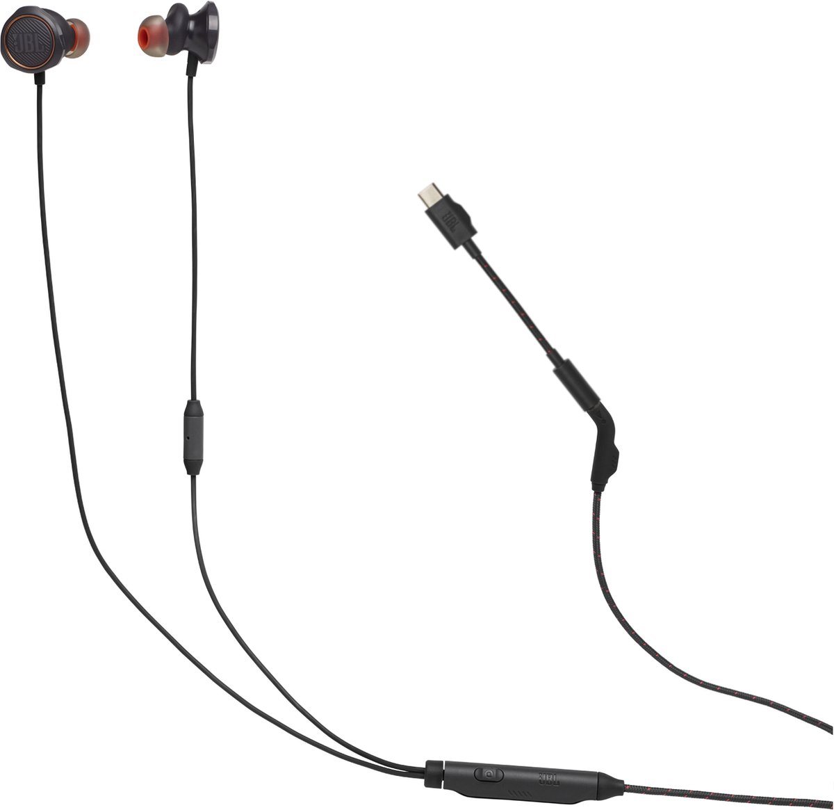 JBL Quantum 50C - In-Ear Gaming Oordopjes - Zwart