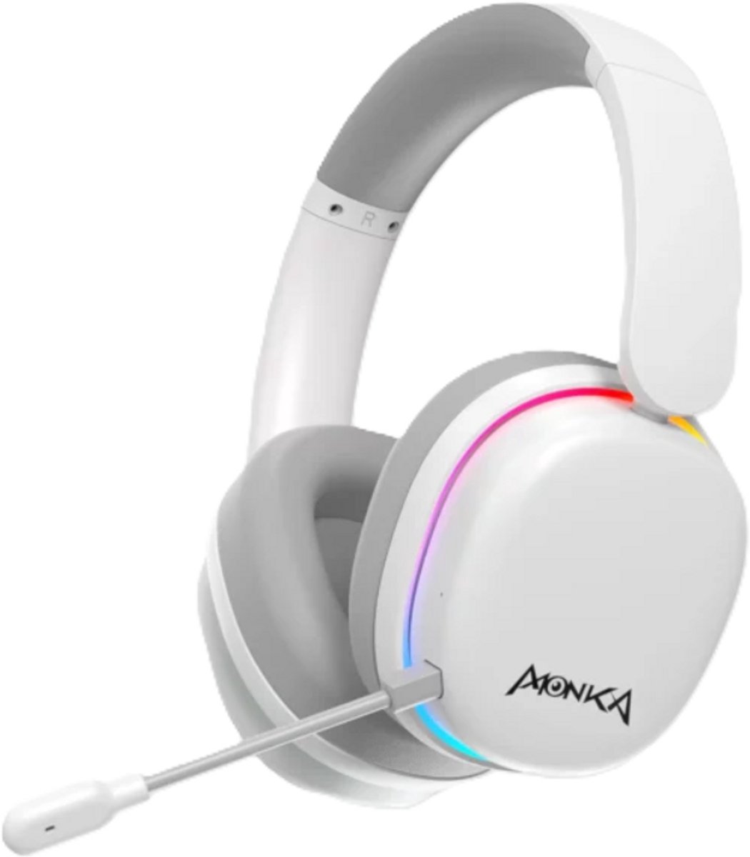 Monka Draadloze Gaming Headset Echo RS – Trimode – RGB verlichting