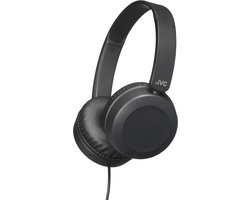 Opvouwbare lichtgewicht on-ear hoofdtelefoon met microfoon en afstandsbediening - zwart