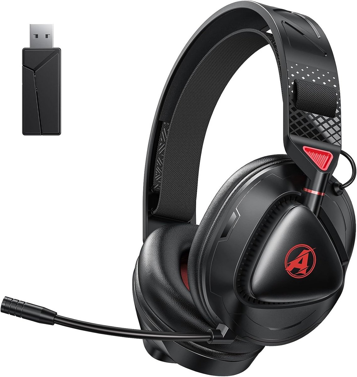 Draadloze 2.4 GHz Gaming Headset met Microfoon voor PS5, PS4, Switch en PC