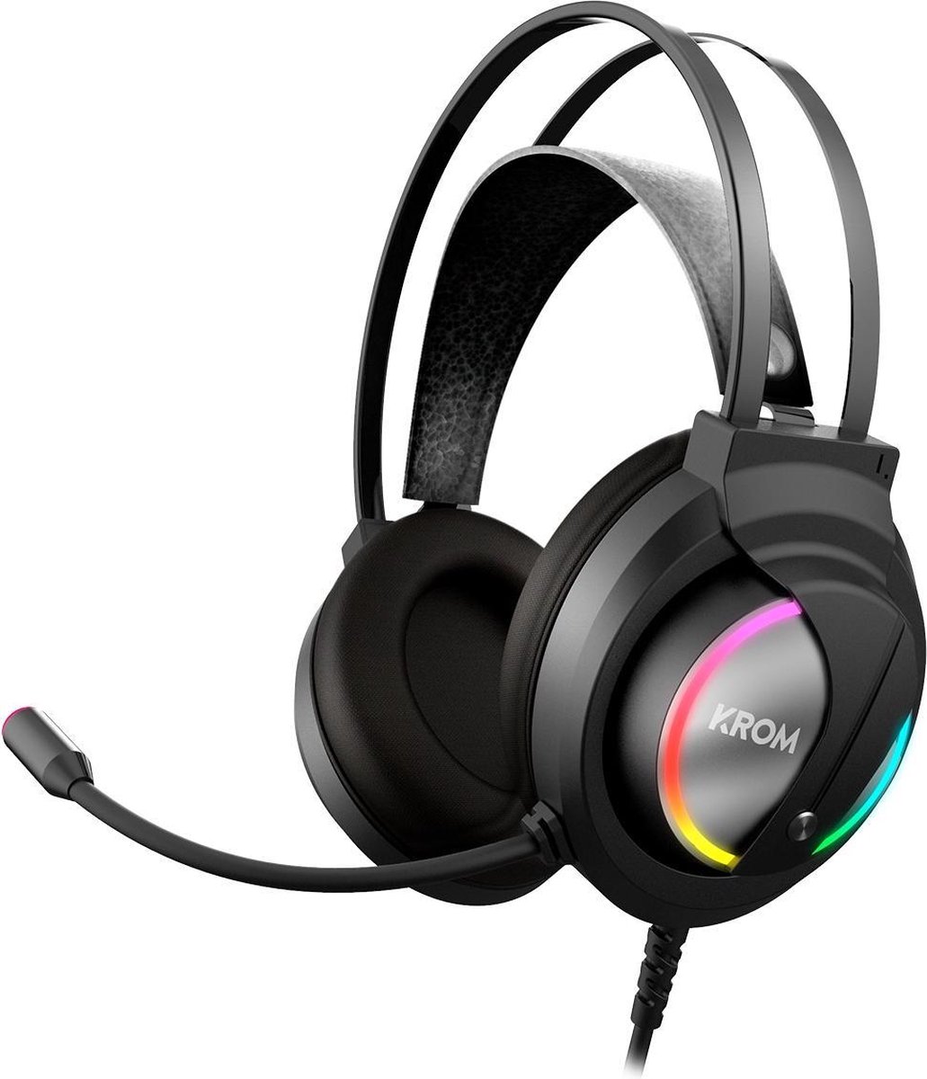 krom Gaming Headset with Microphone Kappa RGB