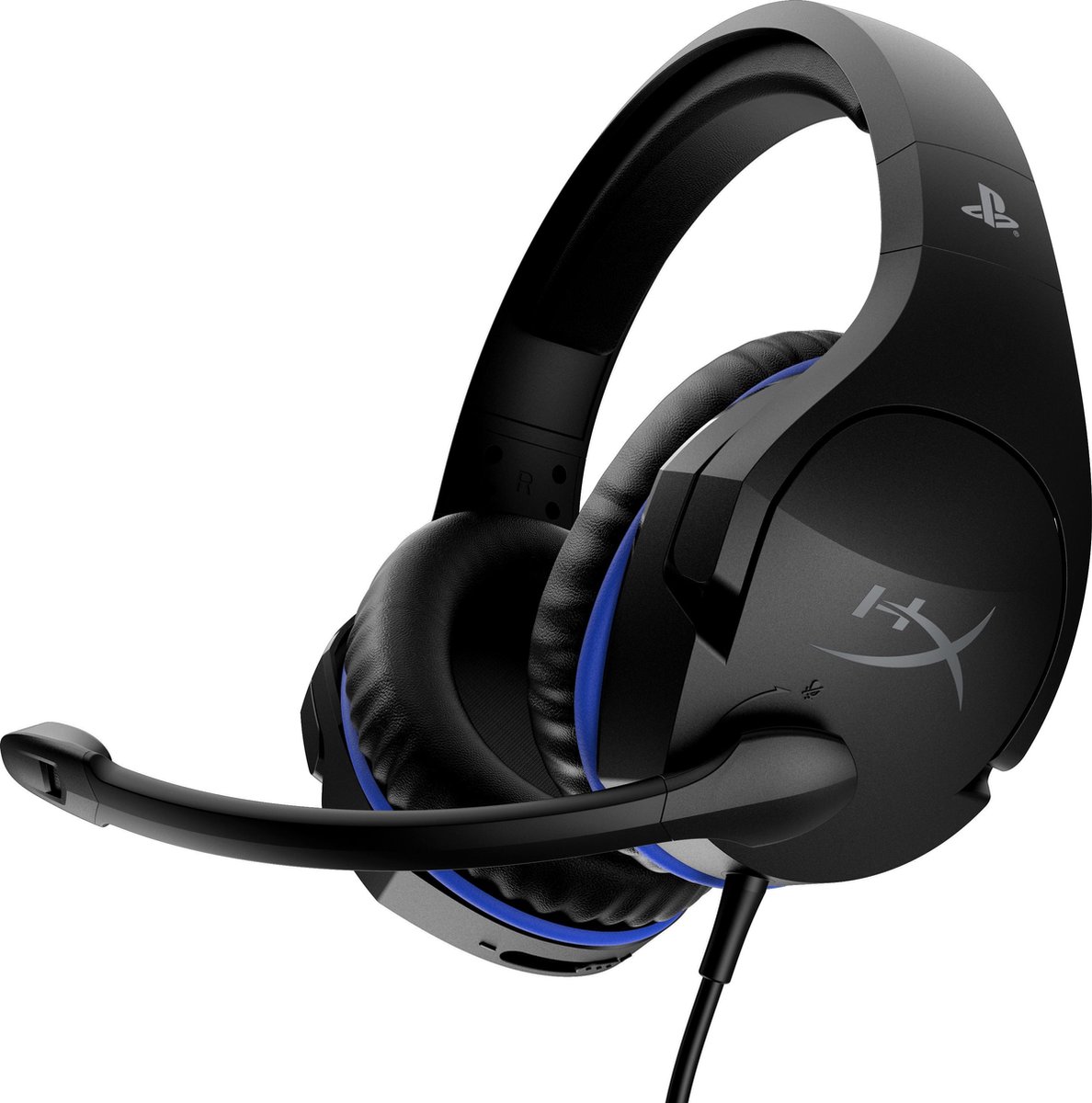 HyperX Cloud Stinger Gaming Headset - Official Licensed PS4 - Zwart/Blauw