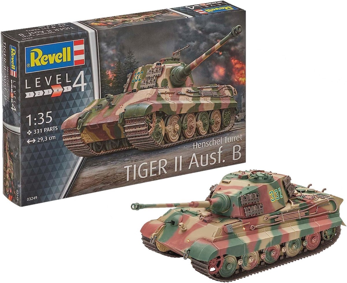 Modelbouwset Tiger II 1:35 - Gedetailleerde Replica met Historische Accuraatheid