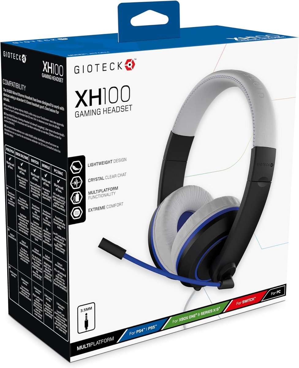 Gaming Headset voor PS5 en PS4 - Comfortabele Koptelefoon met Microfoon