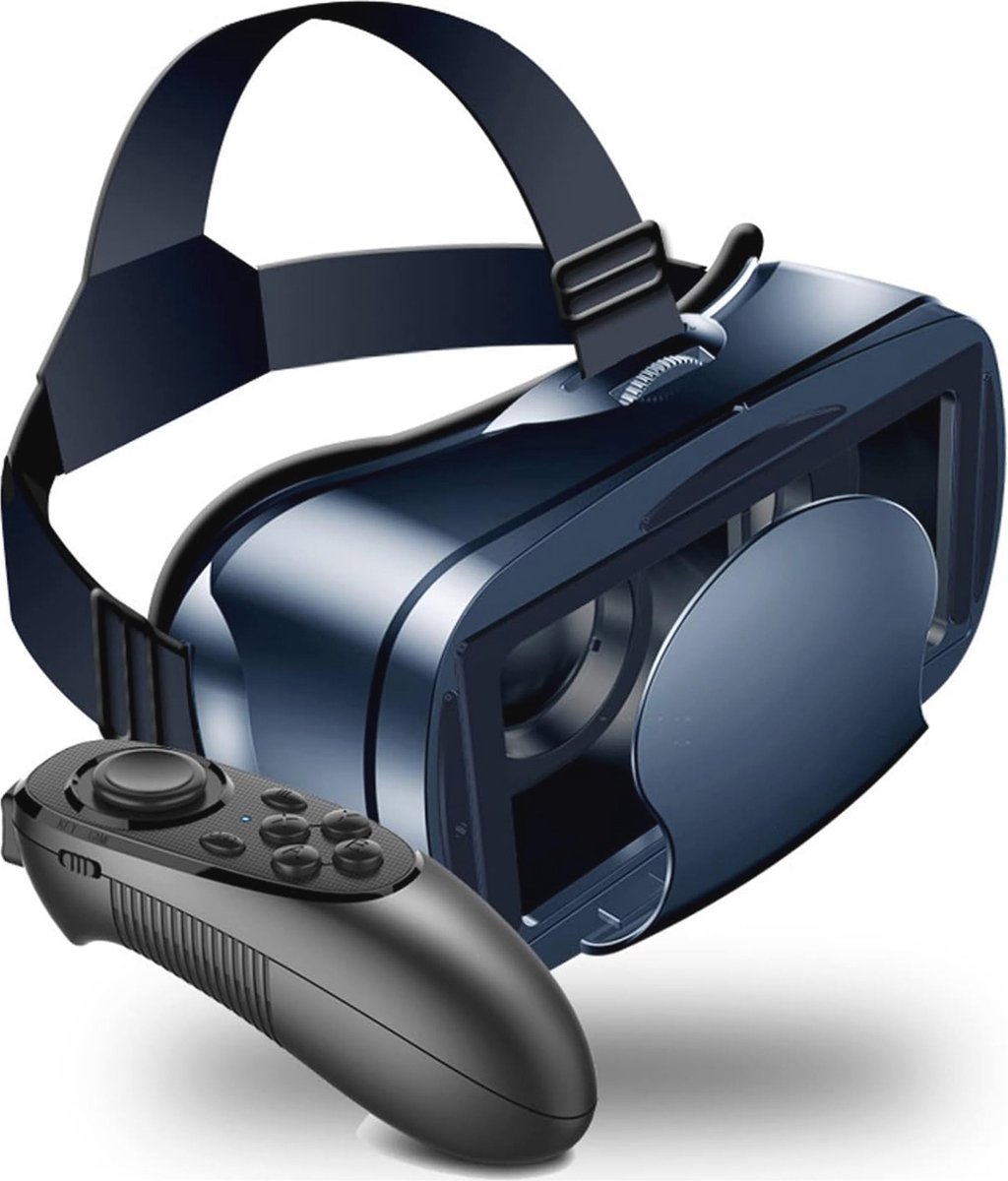 3D VR Bril voor Smartphone - Volledig Scherm Virtual Reality Hoofdtelefoon en Headset