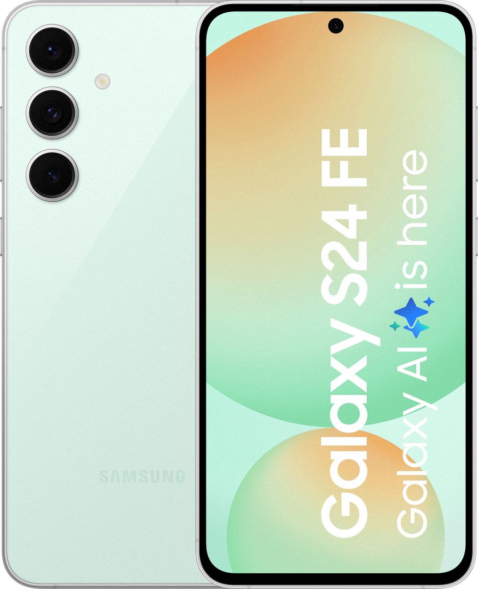 Samsung Galaxy S24 FE - 256GB - Mint - Groen