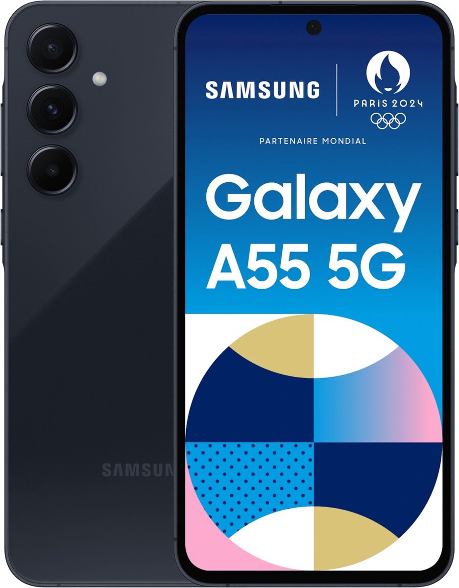 Samsung Galaxy A55 5G - 128GB - Marine blauw - Enterprise