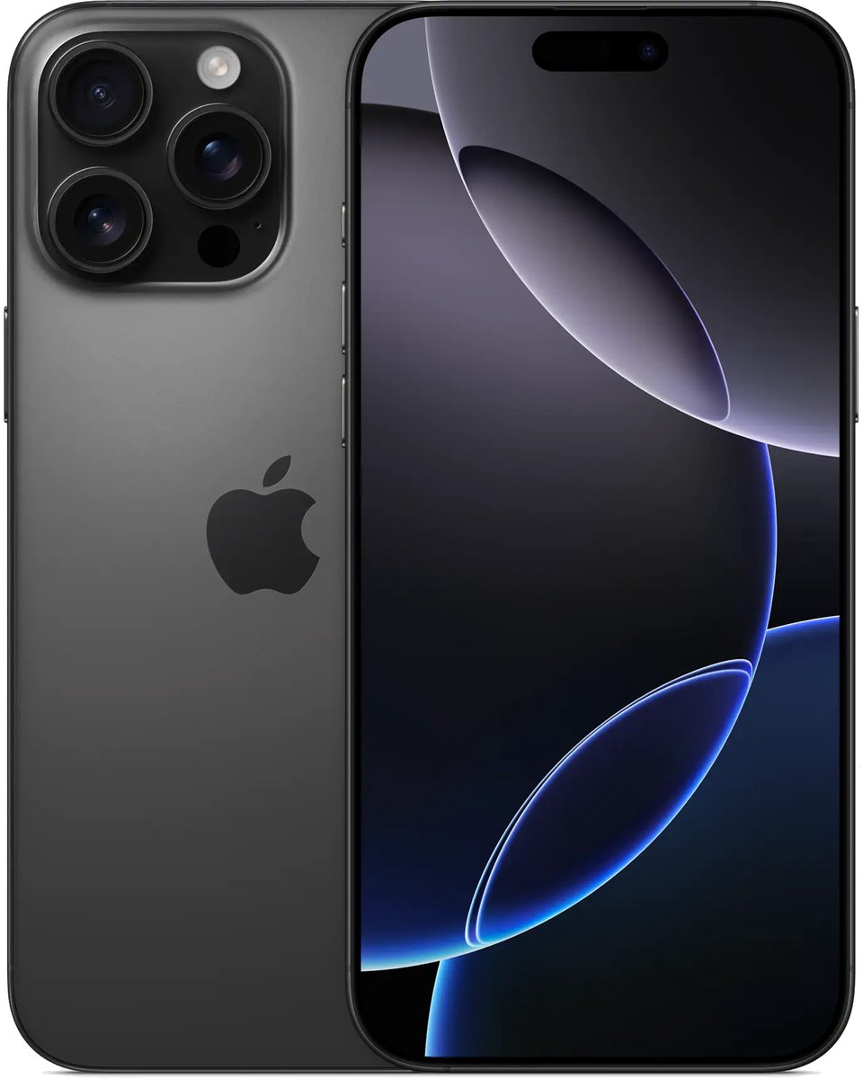 Apple iPhone 16 Pro Max - 512GB Titanium - Zwart
