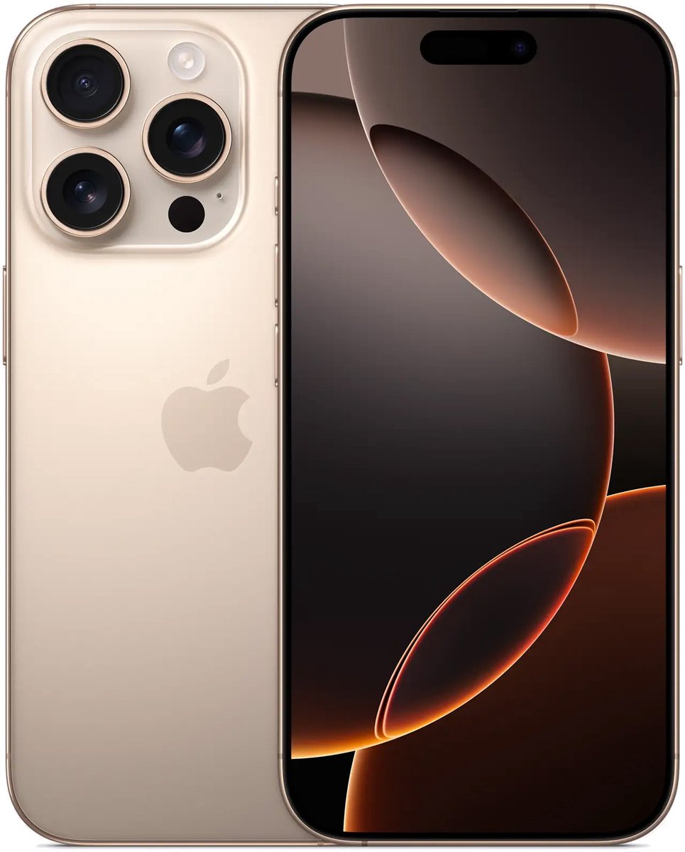 Apple iPhone 16 Pro - 512GB - Desert Titanium - Goud