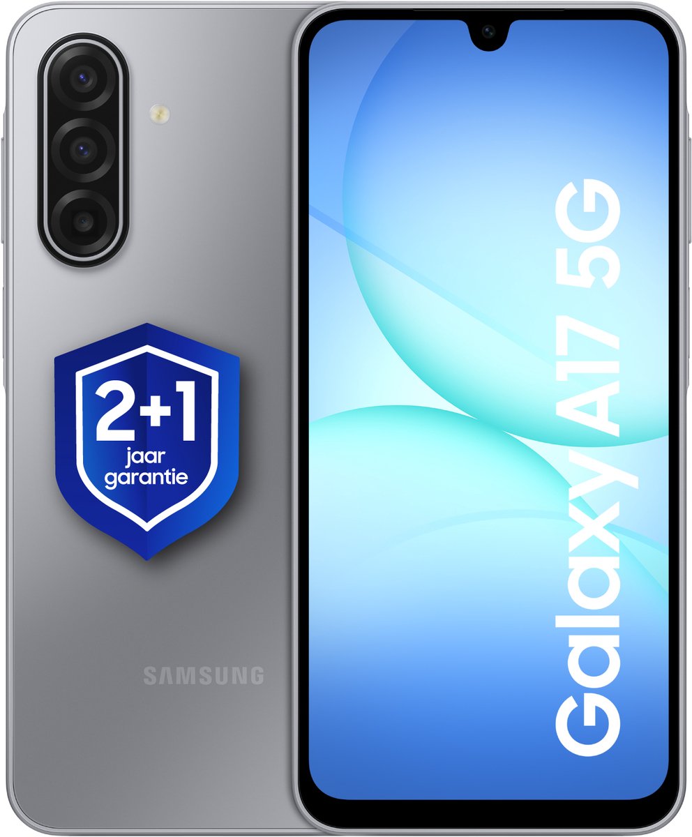 Samsung Galaxy A17 5G - 128GB - Gray + 1 jaar extra garantie