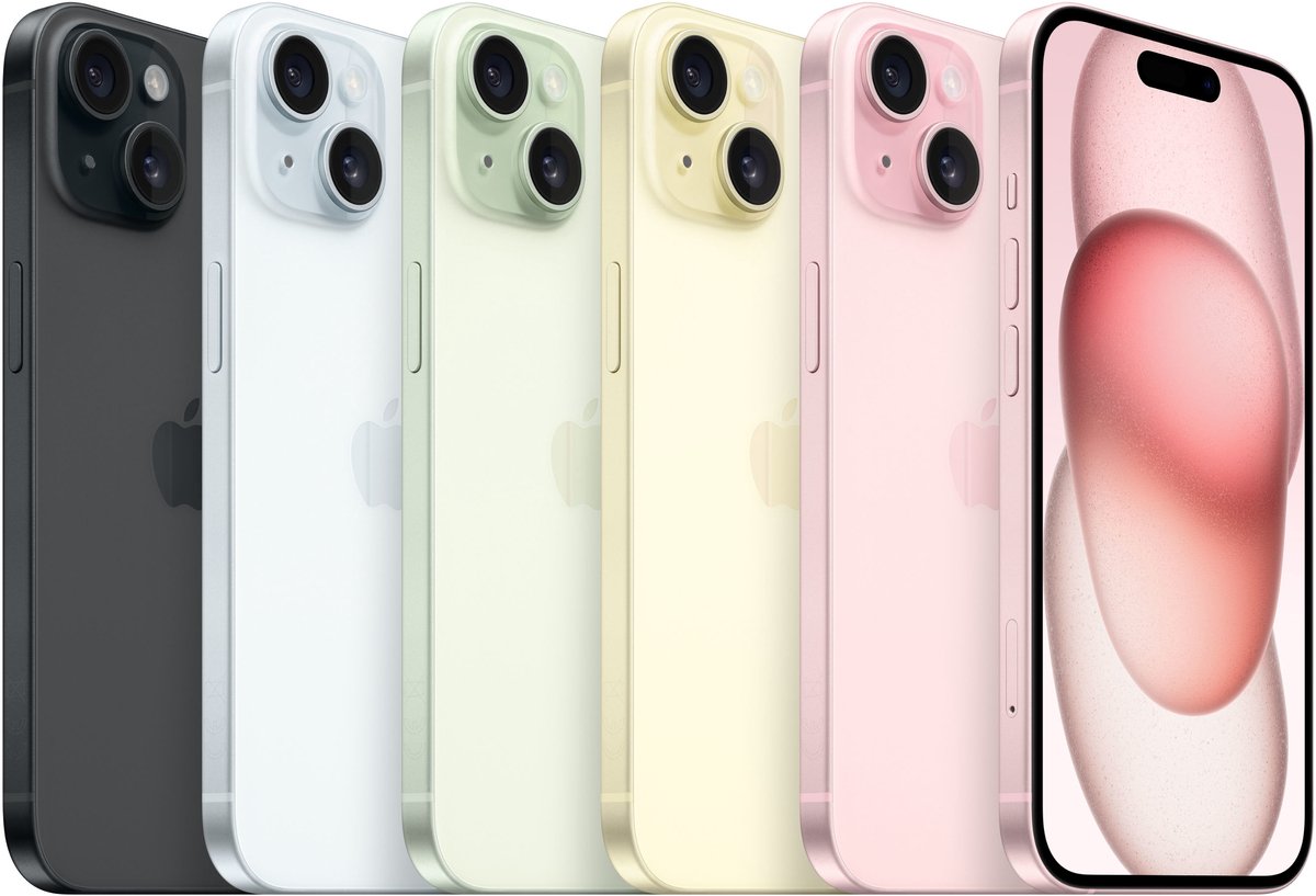 Apple iPhone 15 - 256GB - Zwart