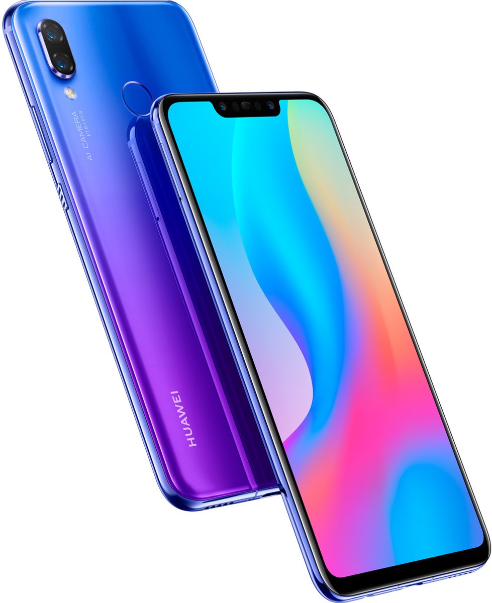 Huawei Nova 3 16 cm (6.3") Dual SIM Android 8.1 4G 4 GB 128 GB 3750 mAh Paars