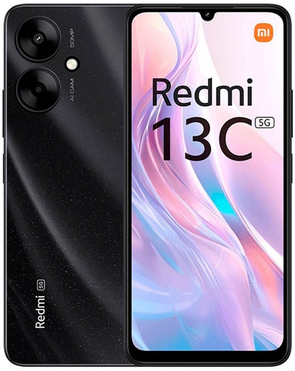Xiaomi Smartphone Redmi 13C MediaTek Helio G85 4 GB RAM 128 GB Zwart