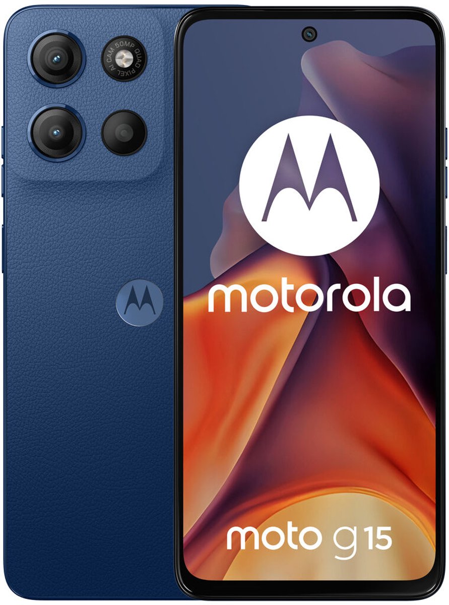 Motorola Moto G15 4G - 512GB - Marineblauw
