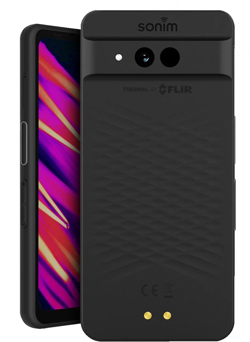 Diverse Sonim XP Pro Thermal 16,7 cm (6.58") Dual SIM Android 14 5G USB Type-C 8 GB 256 GB 5000 mAh Zwart