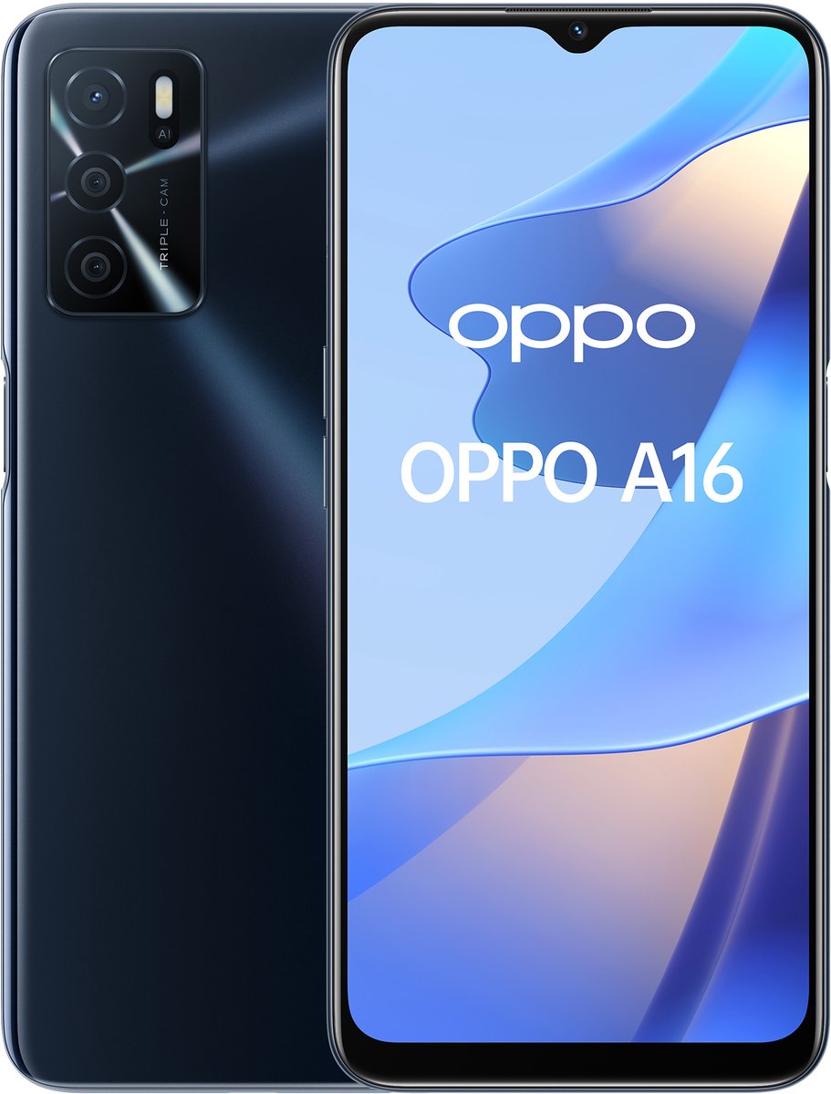 Oppo A16 - 64GB - Zwart