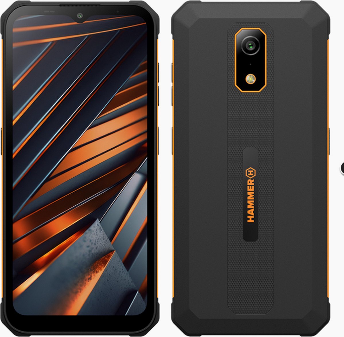 HAMMER Iron Va - 4G - Dual Sim - 4/64GB - zwart - handschoen modus