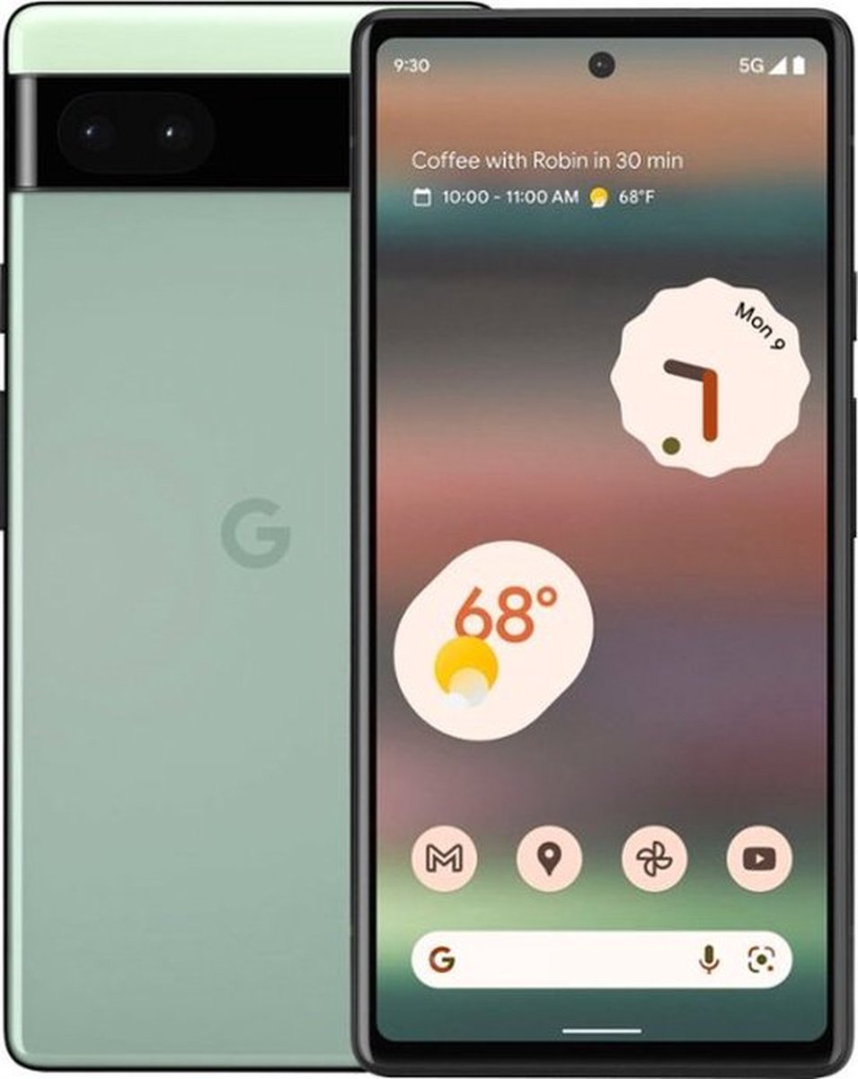 Google Pixel 6A 5G - 128GB - 6GB RAM - Sage (Groen)