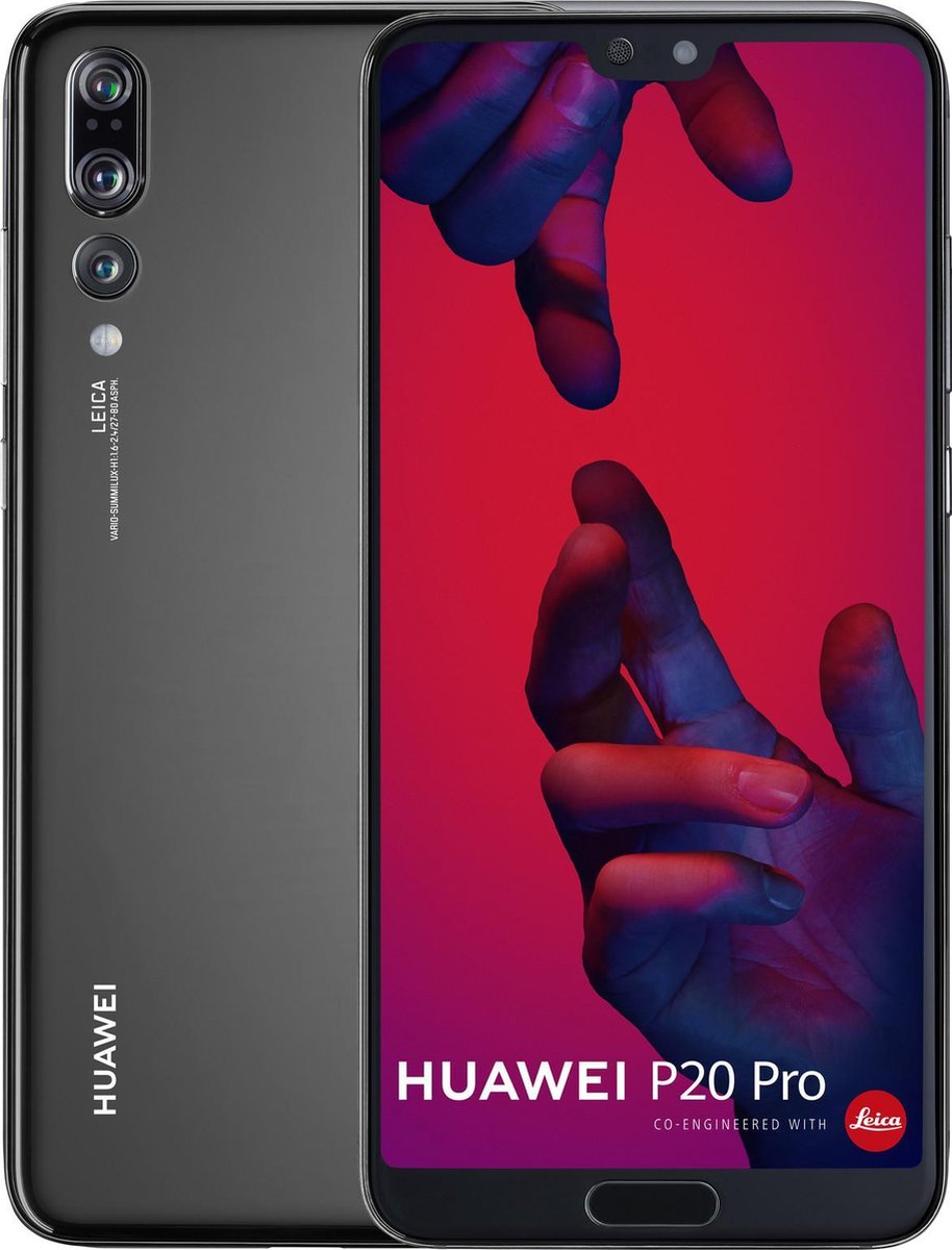 Huawei P20 Pro - 128GB - Single Sim - Zwart