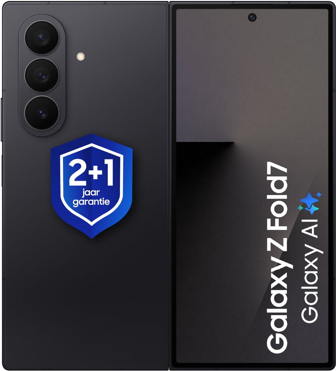 Samsung Galaxy Z Fold7 5G - 256GB - Jet Black + 1 Jaar extra garantie