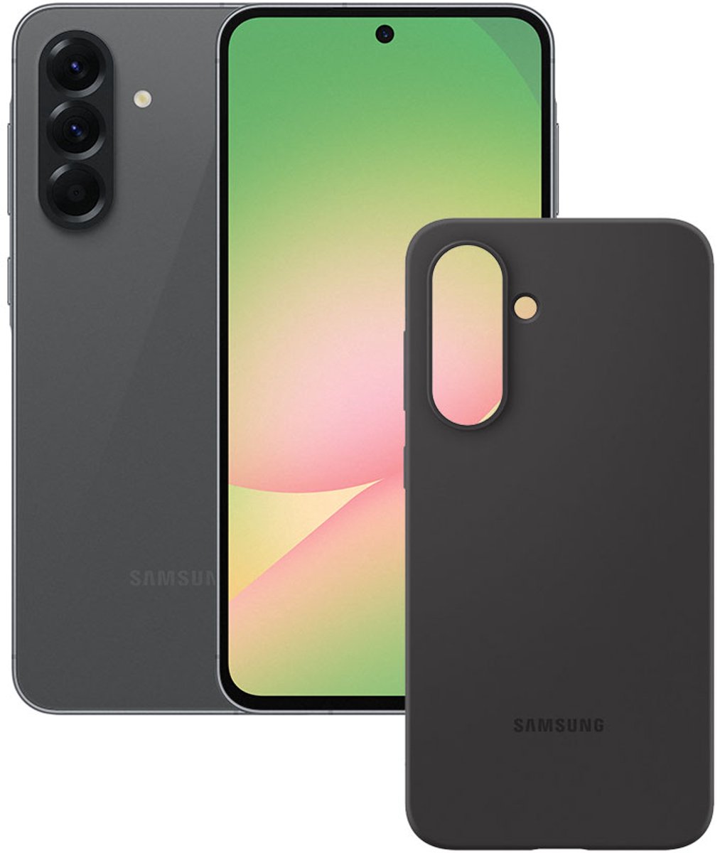 Samsung Galaxy A56 5G - 128GB - Awesome Graphite + Silicone Case Black