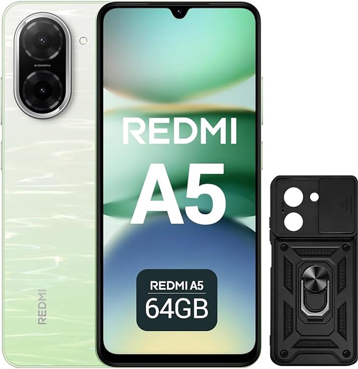 Xiaomi Redmi A5 - 3GB/64GB - Groen - Met hoesje