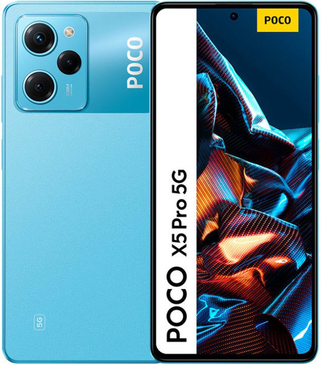 POCO X5 Pro 5G 16,9 cm (6.67") Dual SIM Android 12 USB Type-C 8 GB 256 GB 5000 mAh Blauw