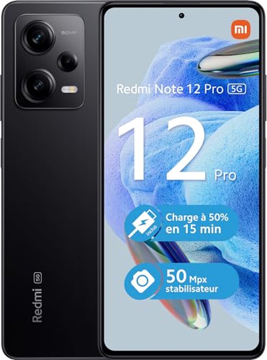 Xiaomi Redmi Note 12 Pro 5G - 6GB/128GB - Midnight Black