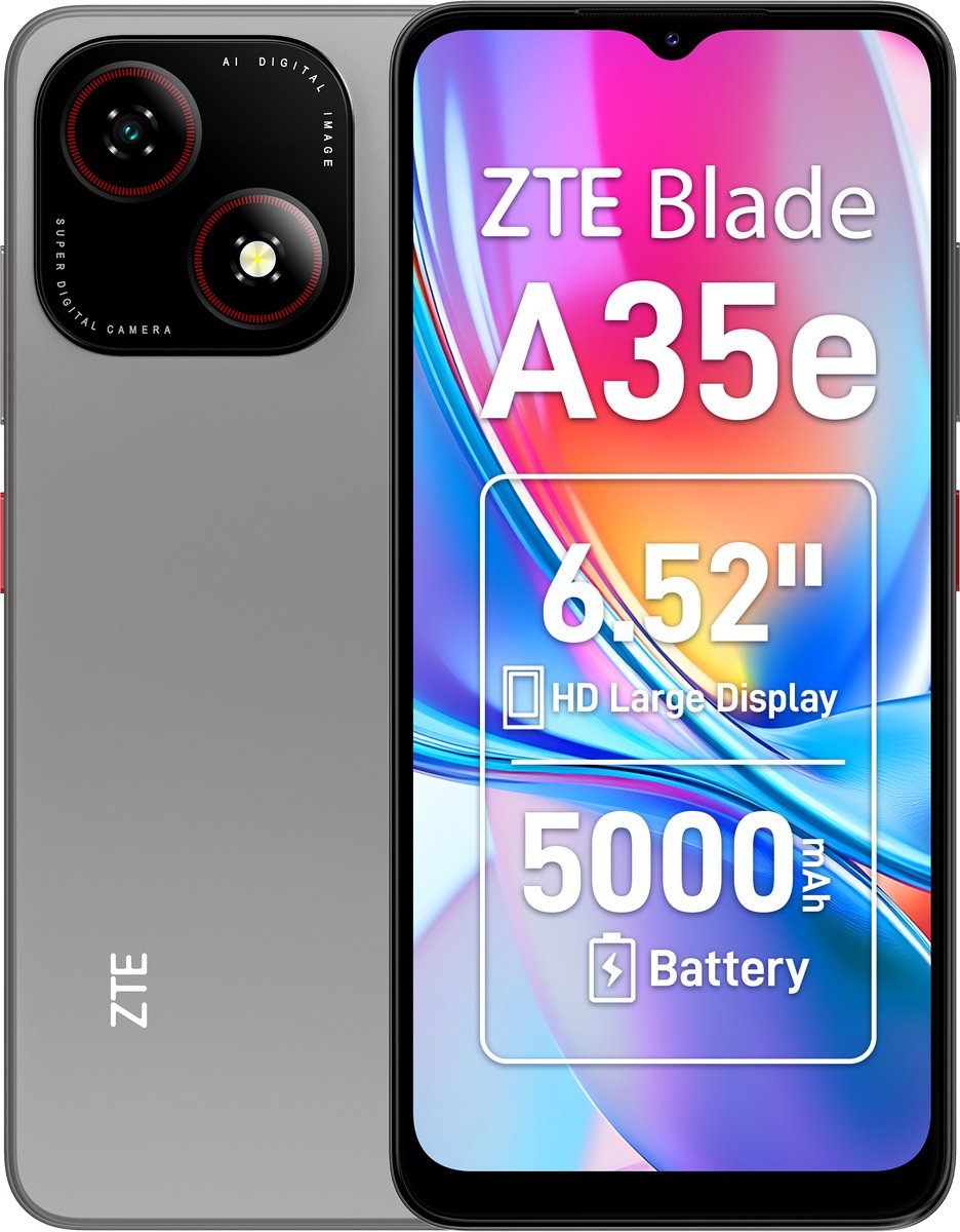 ZTE Blade A35e - 64 GB - Silvery Gray