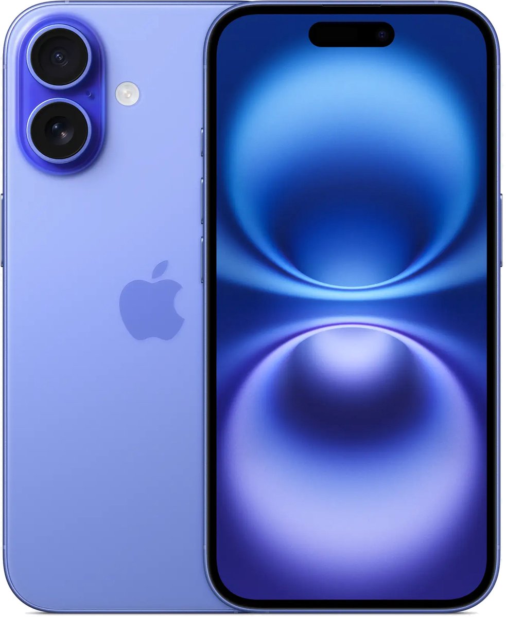 Apple iPhone 16 - 512GB - Blauw