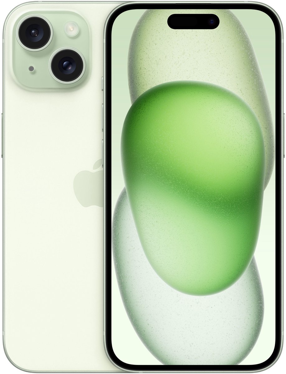 Apple iPhone 15 - 128GB - Green - Groen