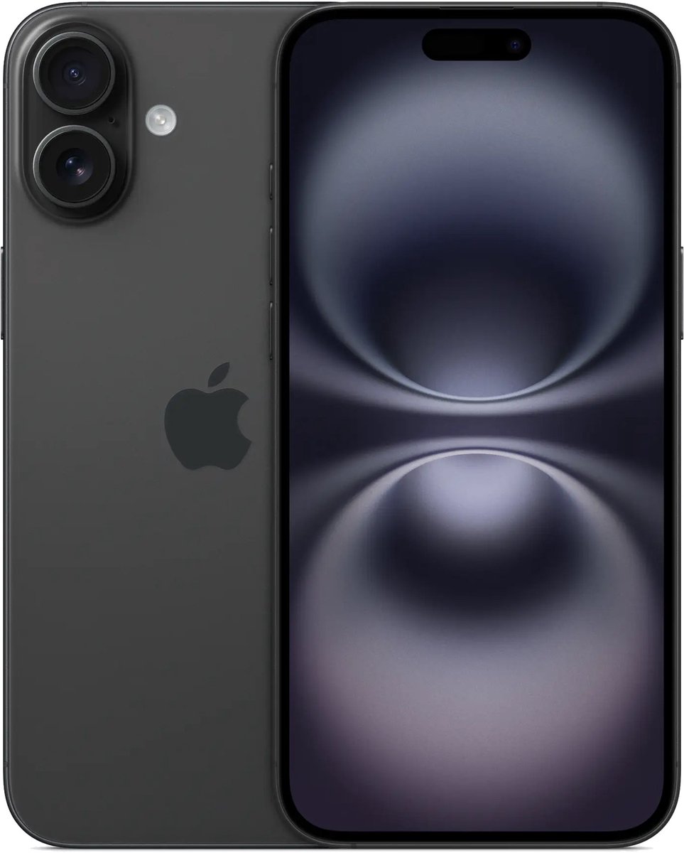 Apple iPhone 16 Plus - 128GB - Zwart