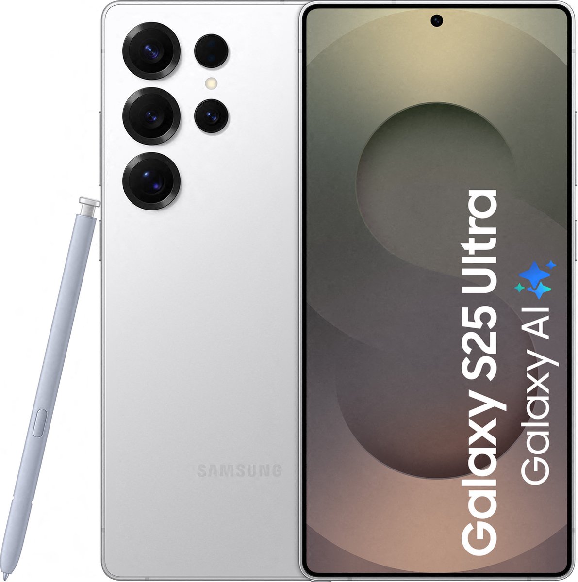 Samsung Galaxy S25 Ultra 5G - 1TB - Titanium White - Silver