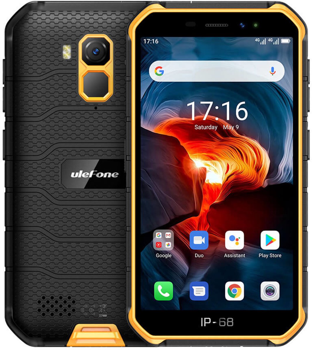 Ulefone Armor X7 Pro 12,7 cm (5") 4 GB 32 GB Dual SIM 4G Micro-USB Oranje Android 10.0 4000 mAh
