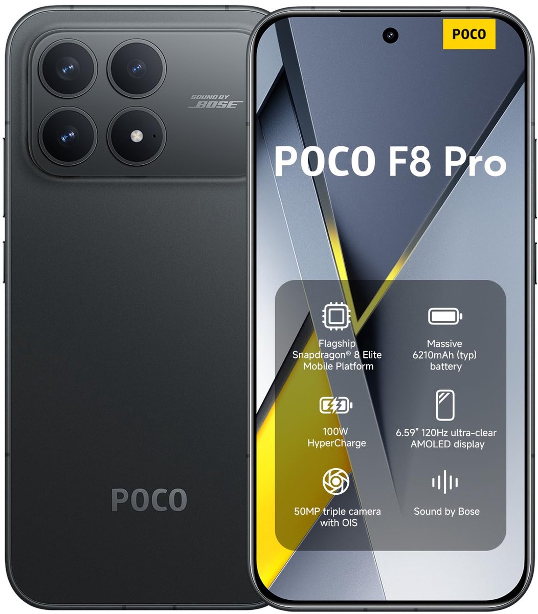 Xiaomi Poco F8 Pro 5G - 512GB - Zwart