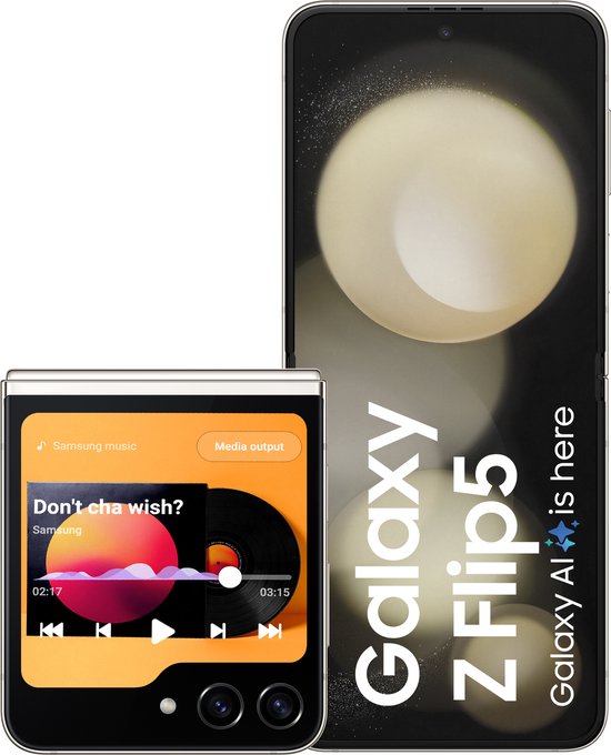 Samsung Galaxy Z Flip5 - 256GB - Cream