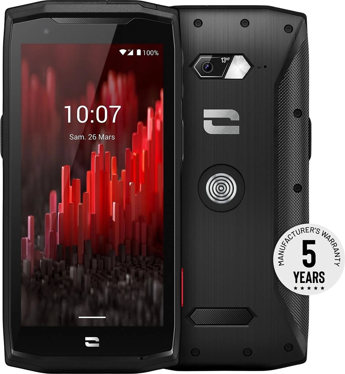 Crosscall CORE-M5 Rugged Smartphone - 64GB - Zwart