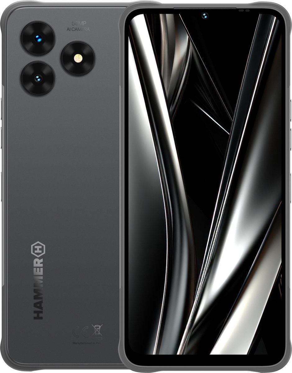 HAMMER Blade Va 5G - 5G- Android 14 - IP69 - handschoenmodus - 6.56"scherm