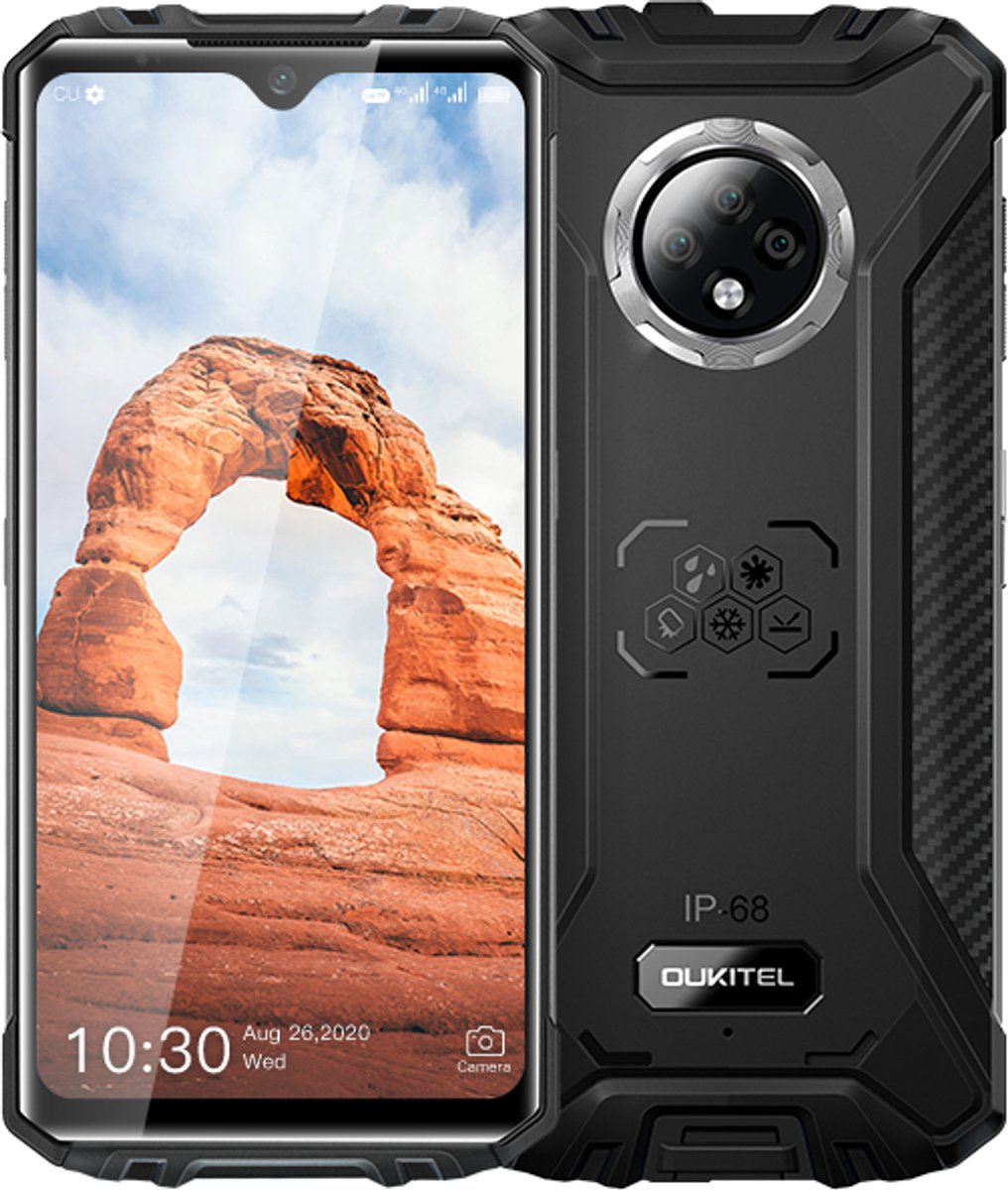 Oukitel WP8 Pro 16,5 cm (6.49") Dual SIM Android 10.0 Micro-USB 4 GB 64 GB 5000 mAh Zwart